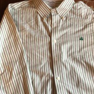 Brooks Brothers men’s XL. Like new.  green striped